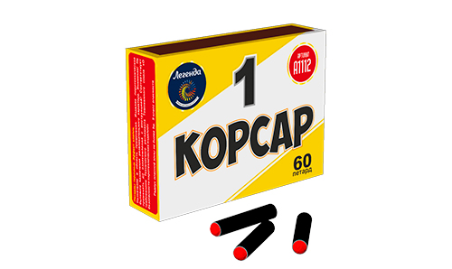  Петарды Корсар 1 в пленке  в Семикаракорске