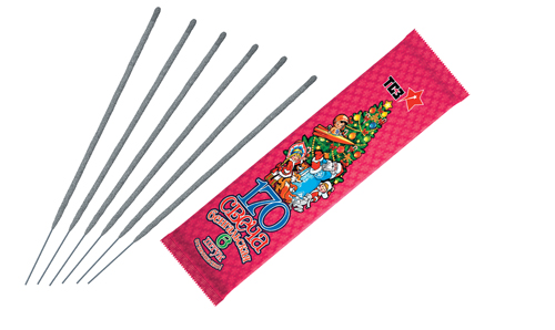  Бенгальские свечи 6 шт 170 мм в пакете  в Семикаракорске